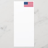 Amerikaanse vlag Verenigde Staten van Amerika Menu (Achterkant)