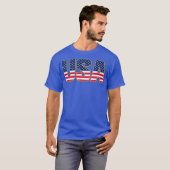 Amerikaanse vlag Verenigde Staten van Amerika T-shirt (Voorkant volledig)
