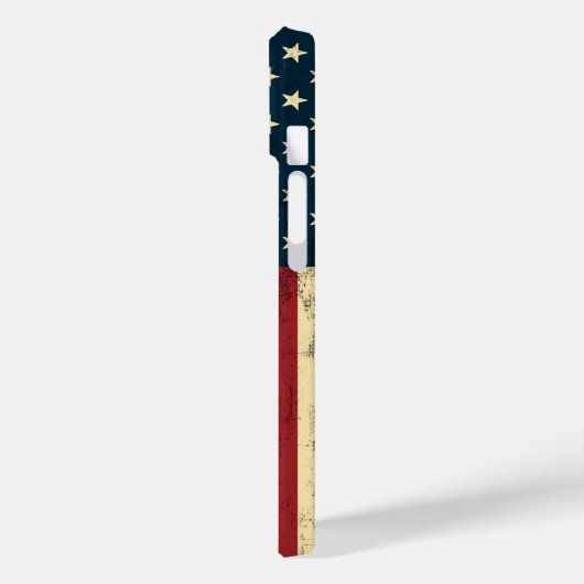Amerikaanse vlag verouderd Case-Mate iPhone case (Achterkant / Links)