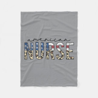 Amerikaanse vlag verpleegstersdag cadeaus week cad fleece deken