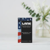 Amerikaanse vlag Verticale sidebar Visitekaartje (Staand voorkant)