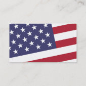 Amerikaanse vlag - Vier de VS Visitekaartje (Achterkant)