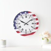 Amerikaanse vlag - vier juli - Klassiek Grote Klok (Huis)