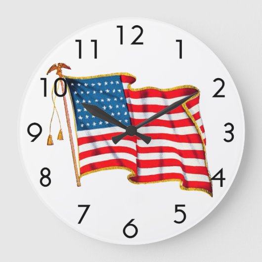 Amerikaanse vlag, vierde juli Grote Klok (Voorkant)