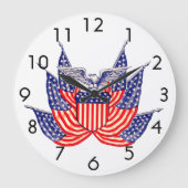 Amerikaanse vlag, vierde juli Grote Klok (Voorkant)