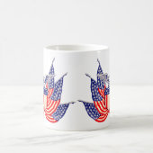  Amerikaanse vlag, vierde juli Koffiemok (Center)