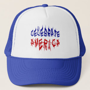 Amerikaanse vlag vieren #2 trucker pet