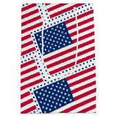 Amerikaanse vlag vieren medium cadeauzakje (Achterkant)