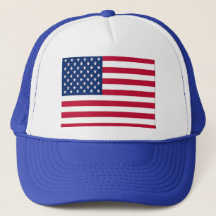 Amerikaanse vlag vieren trucker pet