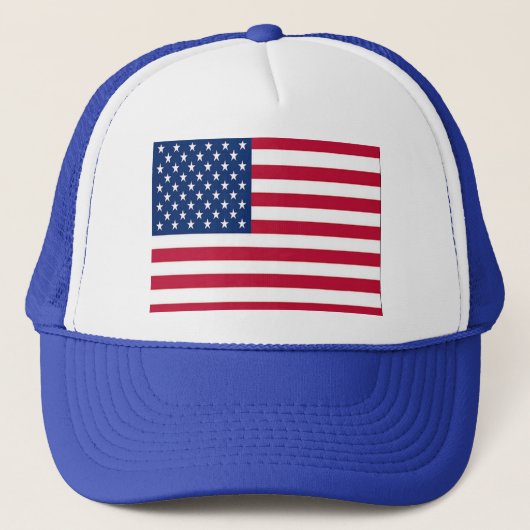 Amerikaanse vlag vieren trucker pet (Voorkant)