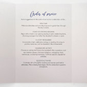 Amerikaanse vlag viering van het leven Fotocollage Drieluik Programma (Binnenkant midden)