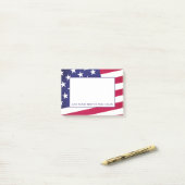 Amerikaanse vlag - viering Verenigde Staten - Aang Post-it® Notes (Op bureau)