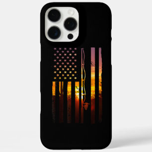 Amerikaanse Vlag Vis Visser Visser Vreemde Baars V iPhone 16 Pro Max Hoesje