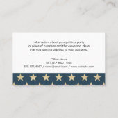 Amerikaanse vlag visitekaartje (Achterkant)