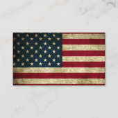 Amerikaanse vlag visitekaartje (Voorkant)