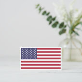 Amerikaanse vlag visitekaartje (Staand voorkant)