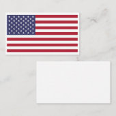 Amerikaanse vlag visitekaartje (Voorkant / Achterkant)