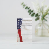  Amerikaanse vlag Visitekaartje (Staand voorkant)