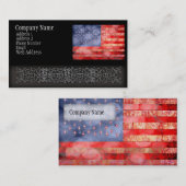 Amerikaanse vlag visitekaartje (Voorkant / Achterkant)