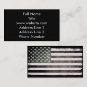 Amerikaanse vlag visitekaartje (Voorkant / Achterkant)