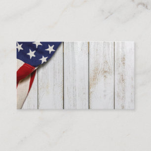 Amerikaanse vlag Visitekaartje