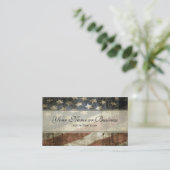  Amerikaanse vlag Visitekaartje (Staand voorkant)