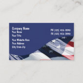 Amerikaanse vlag Visitekaartjes (Voorkant)