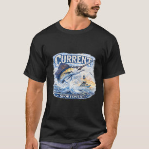 Amerikaanse Vlag Vissen Heren VS 4 juli grappig T-shirt