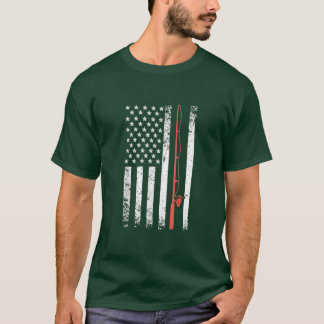 Amerikaanse vlag Visserij T-shirt