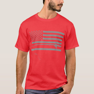Amerikaanse vlag Vist ApparelFishing54 T-shirt