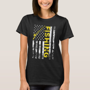 Amerikaanse vlag Vist Rod Usa Patriotic T-shirt