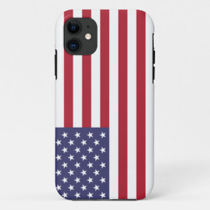 Amerikaanse vlag, vlag van de VS, Amerikaanse vlag iPhone 11 Hoesje