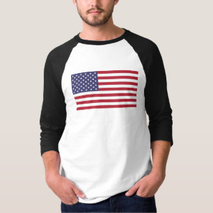 Amerikaanse vlag, vlag van de VS, Amerikaanse vlag T-shirt