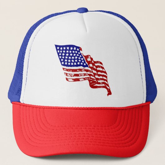 Amerikaanse vlag, vlag van de VS, Amerikaanse vlag Trucker Pet (Voorkant)