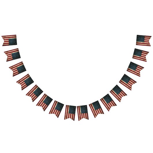 Amerikaanse vlag vlaggetjes (Alle)