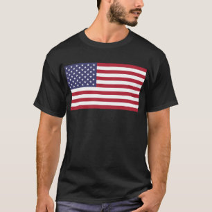 Amerikaanse vlag (voeg woorden toe als je wilt) t-shirt