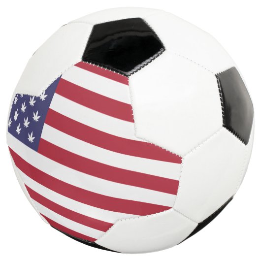 Amerikaanse Vlag Voetbal (Drie kwart)