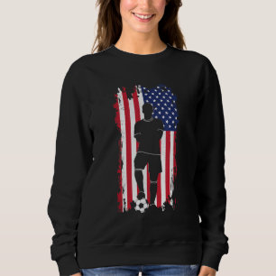 Amerikaanse vlag Voetbal Apparel - Voetbal Trui