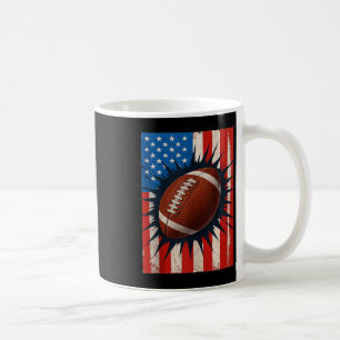 Amerikaanse Vlag Voetbal Shirt 4 juli Patriottisch Koffiemok