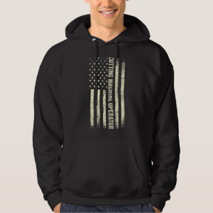 Amerikaanse vlag voor Amerikaanse machines Hoodie