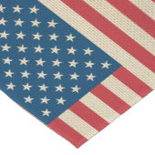 Amerikaanse vlag voor bralap korte tafelloper (Hoek)