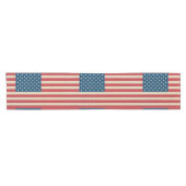 Amerikaanse vlag voor bralap korte tafelloper (Horizontaal)