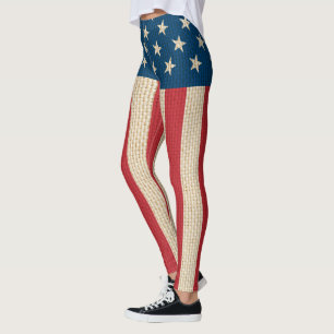 Amerikaanse vlag voor bralap leggings