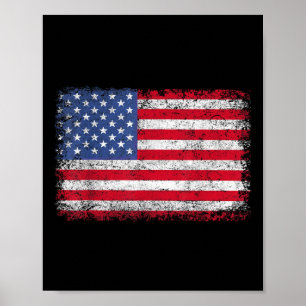 Amerikaanse vlag voor mannen Kinder jongen van Ame Poster