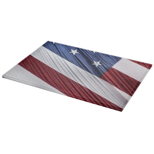 Amerikaanse vlag voor rode, witte en blauwe Amerik Snijplank (Hoek)