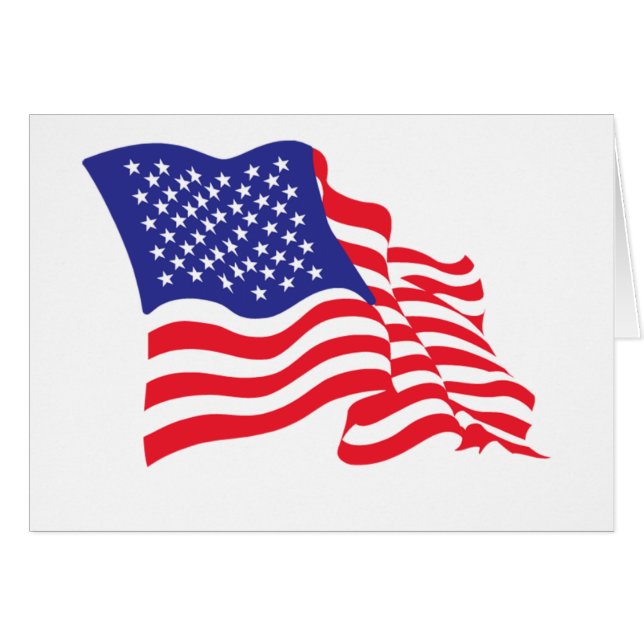 Amerikaanse vlag VS (Voorkant Horizontaal)