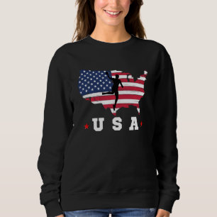 Amerikaanse vlag VS Patriottische Sport Amerikaans Trui