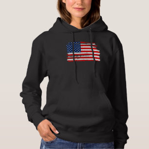 Amerikaanse vlag VS vlag 4 juli Patriot Hoodie