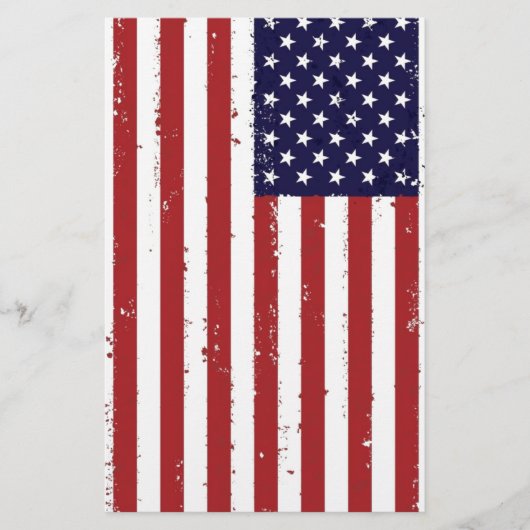 Amerikaanse vlag, VS/VS Briefpapier (Voorkant)