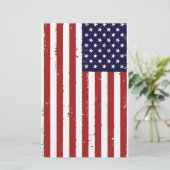 Amerikaanse vlag, VS/VS Briefpapier (Staand voorkant)